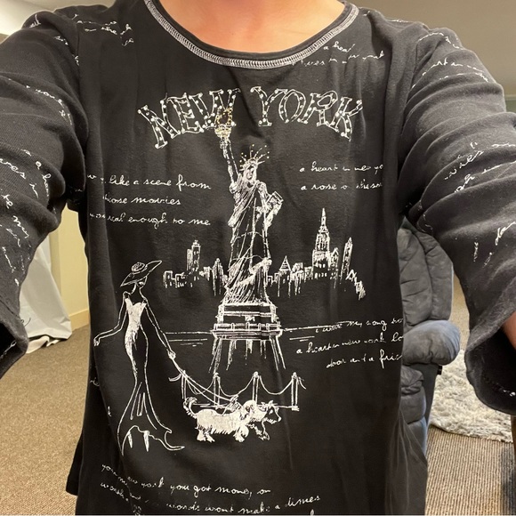 Vintage Cactus New York Graphic Top Large - Picture 3 of 12